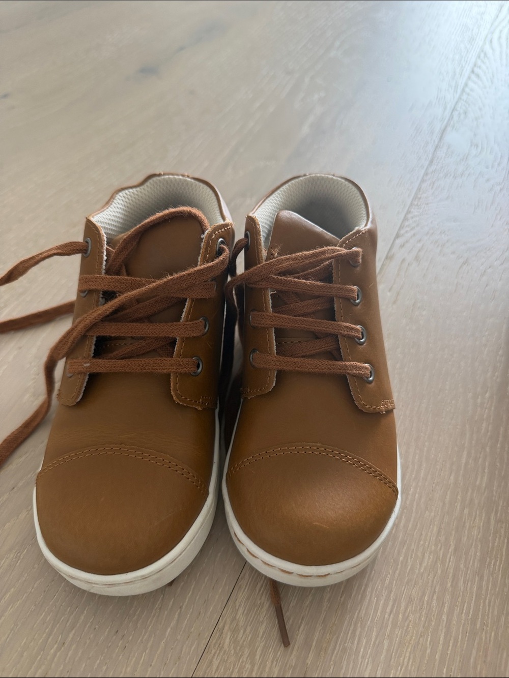 L'Amour Brown Kids Dress Shoes